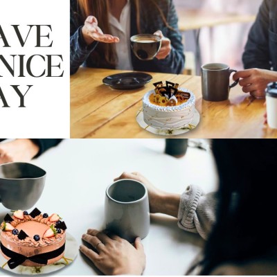 13" Round White Marble with Gold Lines Cake Board [2.7MM thick]