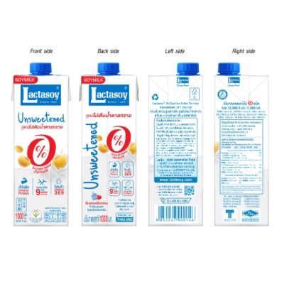 Lactasoy Soy Milk Unsweetened 1L x 12