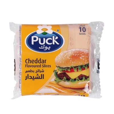 Puck Cheddar Slice 10 Slices 200g x 24