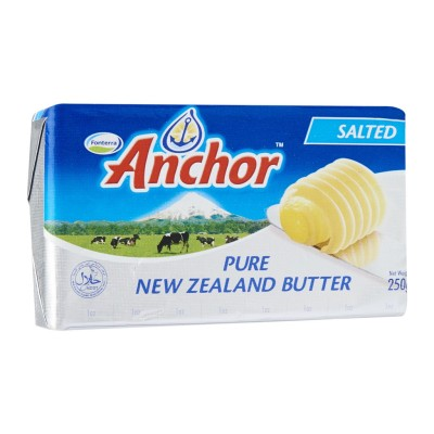 ANCHOR SALTED BUTTER PAT 250G x 40 PCS