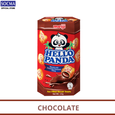 MEIJI HELLO PANDA CHOCOLATE 8X10X43G (80 Units Per Carton)