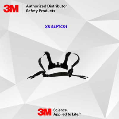 3M Standard 4 Point Chin Strap with buckle for SecureFit X5500NVE-CE Series Safety Helmet, X5-S4PTCS1