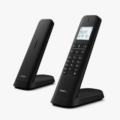 Philips Cordless Phone Twin Designline M4702B-90