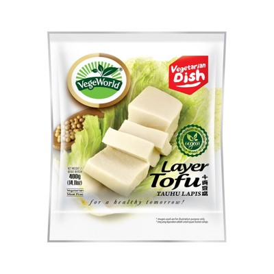 Vegeworld Vegan Layer Tofu 400g x 20 (KLANG VALLEY ONLY)