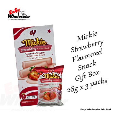 MICKIE STRAWBERRY FLAVOURED SNACK [GIFT BOX] 26g