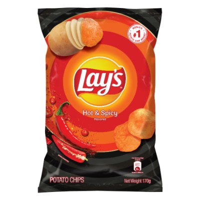 LAY'S HOT & SPICY 170G x 15
