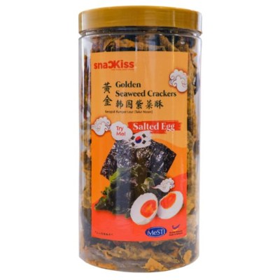 190g Snackiss Golden Seaweed Crackers (Salted Egg)