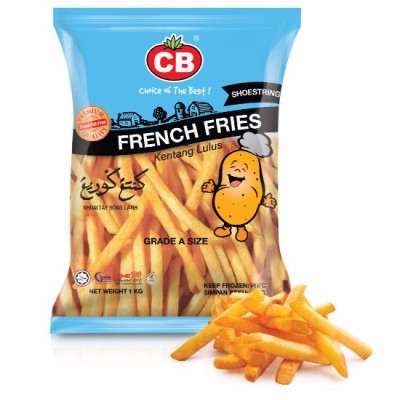 CB French Fries SHOESTRING 1 kg [KLANG VALLEY ONLY]