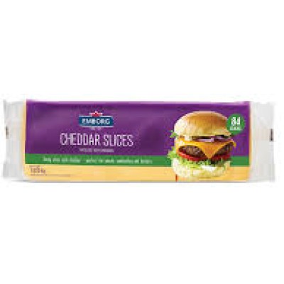 Emborg Cheddar Cheese Slices 84s [KLANG VALLEY ONLY]