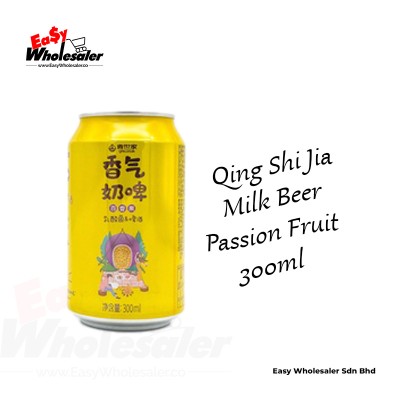 Qing Shi Jia Milk Beer Passion Fruit  300ml