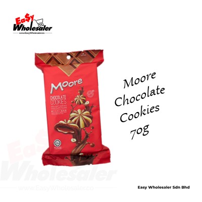 Moore New Packaging - Chocolate Cookies 70g X 40