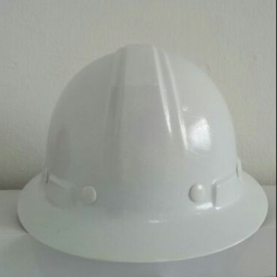 Tanizawa Safety Helmet - 177 FRP Full Brim White