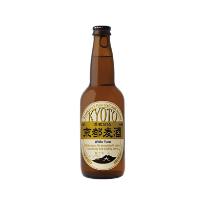 Kizakura Kyoto Beer White Yuzu Ale (Bottle) 330ml x 12