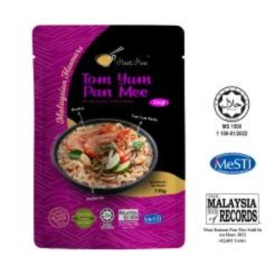 Meet Mee Soup Tom Yum Pan Mee Thick Anchovies 130g x 35