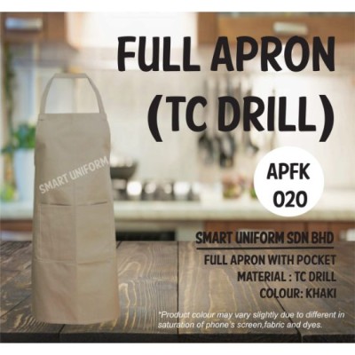 Full Apron TC Drill Khaki APFK020