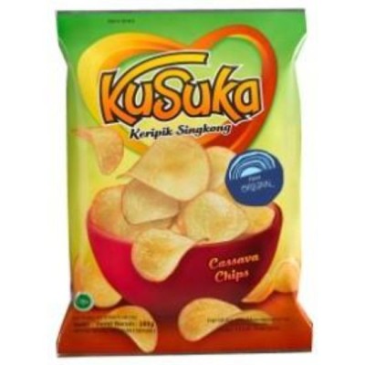 Kusuka Keripik Singkong Original 180g x 10 units