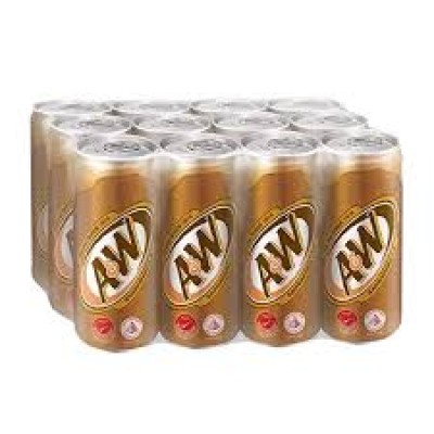A&W Root Beer 320ml  12 can