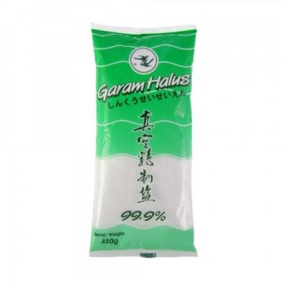 DOUBLE SWALLOW Fine Salt Garam Halus 99.9% (450g) (12 Units Per Carton) [KLANG VALLEY ONLY]