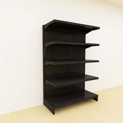 Classic Retail Display Shelves Island Unit 1800 H x 1200L x 915 D (Black)