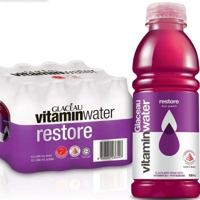 Glaceau Vitamin Water Essential 500ml Triple X Berry - Pack of 12