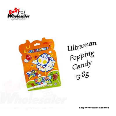 ULTRAMAN POPPING CANDY WITH LOLLIPOP - COLA