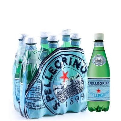 S.PELLEGRINO Sparkling Natural Mineral Water PET 500ml (Plastic) [KLANG VALLEY ONLY]