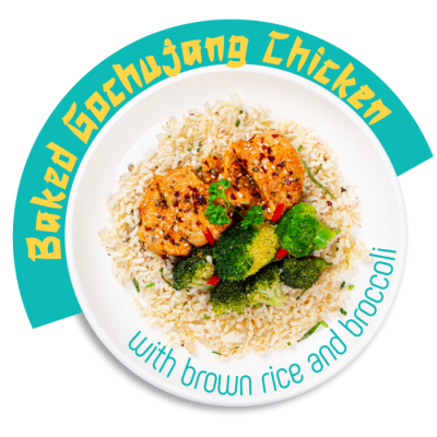 Gochujang Chicken with Basmati Rice and Broccoli - REGULAR (350g)