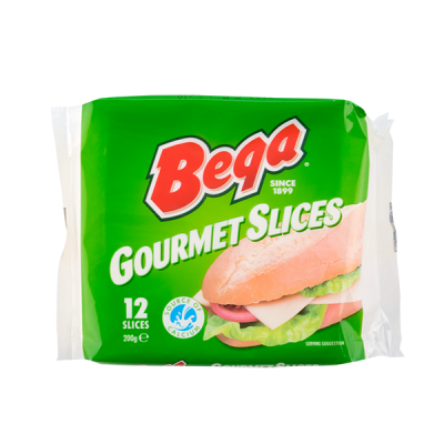 Bega Gourmet Cheese Slice 200g [KLANG VALLEY ONLY]