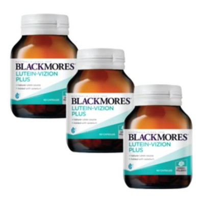 (SET OF 3) BLACKMORES LUTEIN VIZION PLUS 60'S