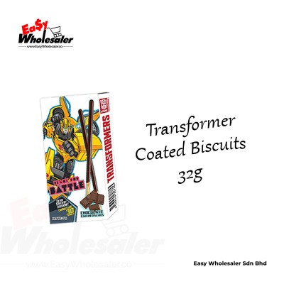 TRANSFORMERS COATED BISCUITS CHOCOLATE