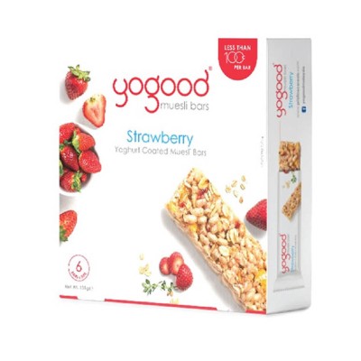 YOGOOD Strawberry Muesli Bar Pack (6 x 23gm) x 10