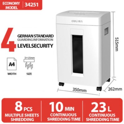 Commercial Office Paper Shredder - Model 34251