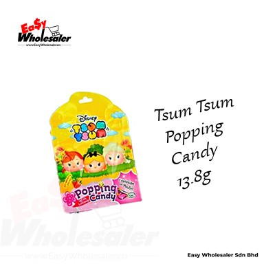 TSUM TSUM POPPING CANDY WITH LOLLIPOP - STRAWBERRY