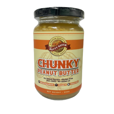 Nutty Haven Chunky Peanut Butter 320g x 24