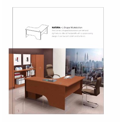 AMBER OFFICE L Shape Table L 6x5 FT (free delivery KV)