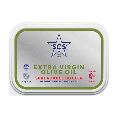SCS SPREADABLE BUTTER - OLIVE 250G x 24