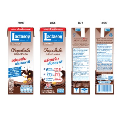 Lactasoy Soy Milk Chocolate 250ml x 36