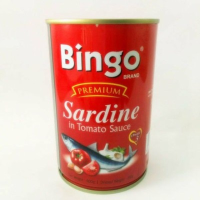 Saga Bingo Sardin 400g [KLANG VALLEY ONLY]