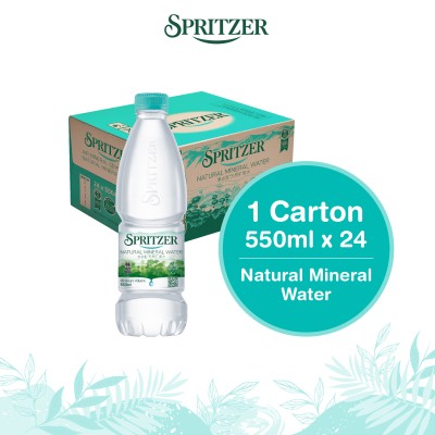 Spritzer Natural Mineral Water 550ML X 24