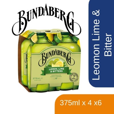 BUNDABERG LEMON LIME & BITTER (375MLx4sx6)