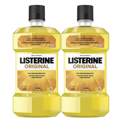 Listerine Original 750ML x 2 (Twin Pack)