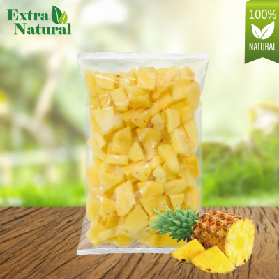 [Extra Natural] Frozen Pineapple Chunk 500g