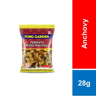 Tong Garden Peanuts Mixed Anchovy 28g [KLANG VALLEY ONLY]