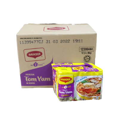 2Min Maggi Tom Yam 80g x 5 x 12