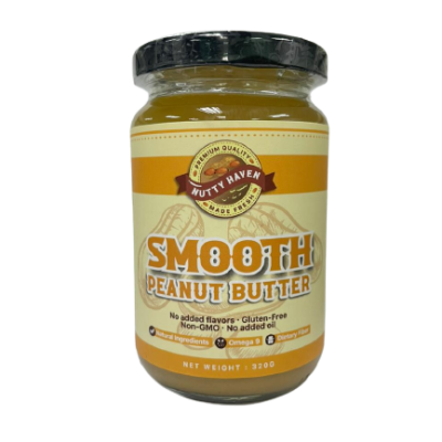 Nutty Haven Smooth Peanut Butter 320g x 24