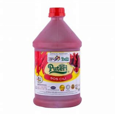 PUTERI CHILI SAUCE (1CTN X 6DRUM X 2.6KG)