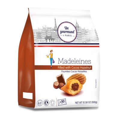 Un Gourmand Madeleines Chocolate Filling 300g x 6