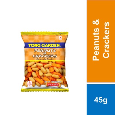 Tong Garden Peanuts & Crackers 45g [KLANG VALLEY ONLY]