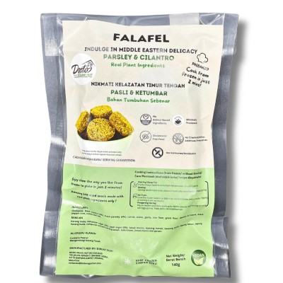 FALAFEL - PARSLEY & CILANTRO [Frozen, Vegan & Halal]  (25 Units per Carton)