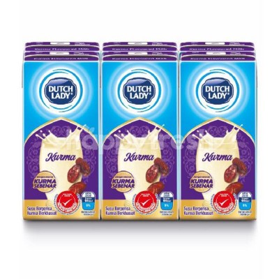 Dutch Lady UHT Kurma 200ml x 6 x 4